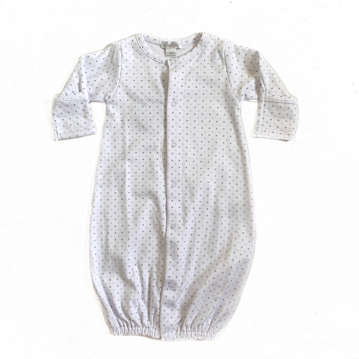 Kissy Kissy Silver Conv Dot Gown