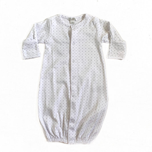 Kissy Kissy Silver Conv Dot Gown