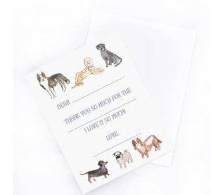 Over the Moon Puppy Dog Thank You Cards