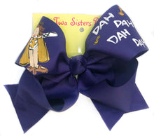 Two Sisters Purple Golden Girl Bow