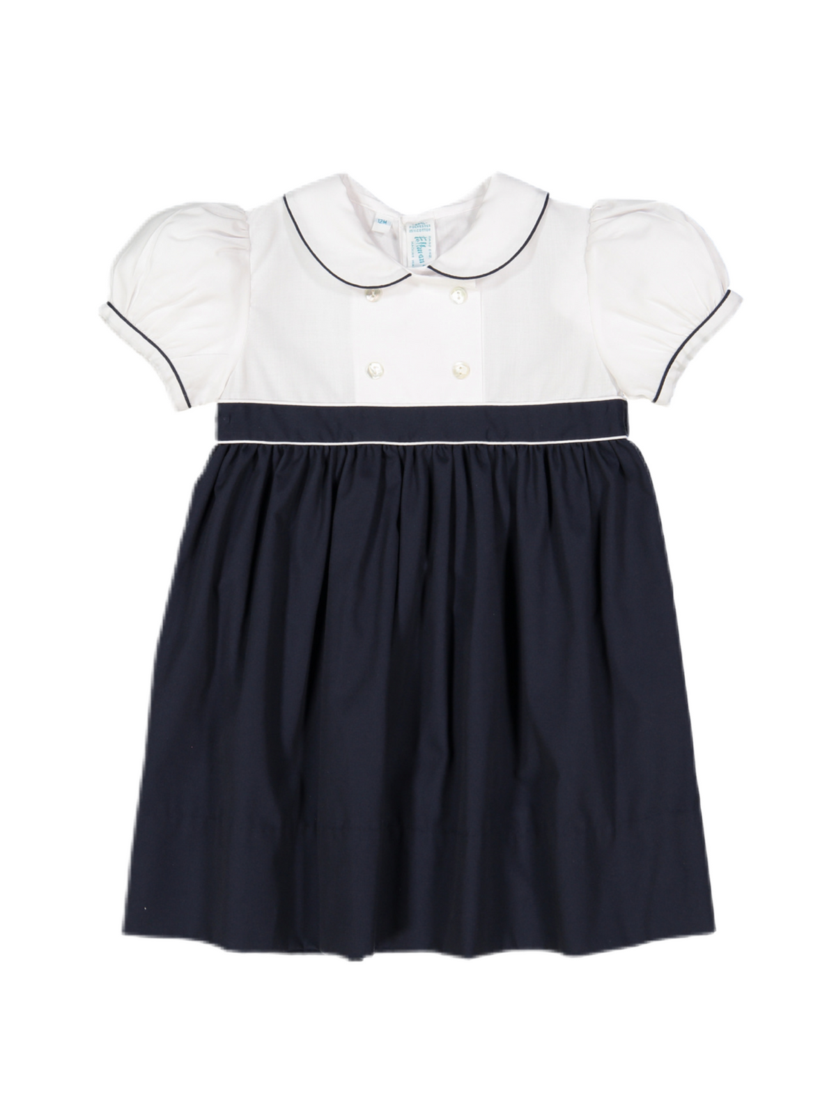 Feltman Double Breasted Dress-Navy