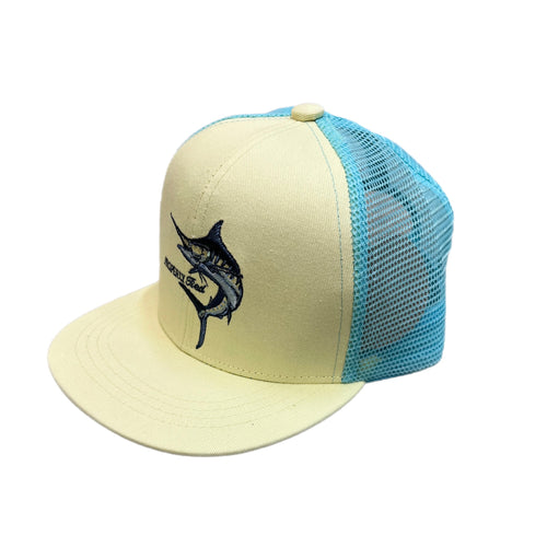 Properly Tied Blue Marlin Trucker Hat