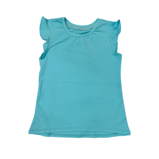 Azarhia Sky Blue Ruffle Shirt