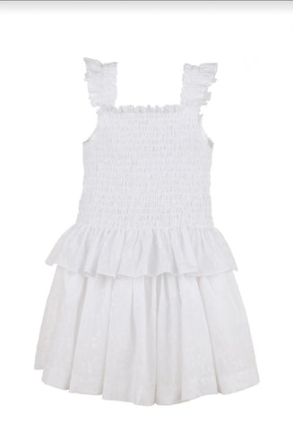 Gabby Adele White Skirt Set