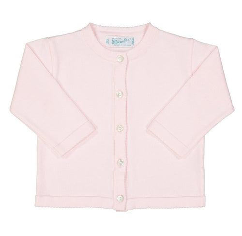 Feltman Light Pink Classic Knit Cardigan