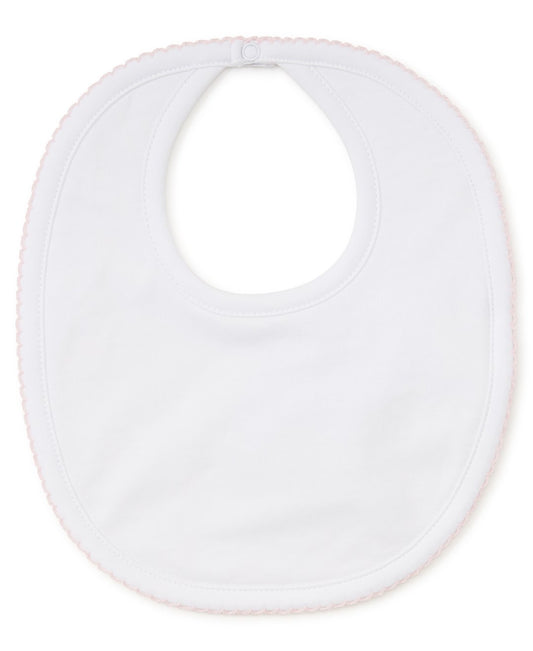 Kissy Kissy Basic Bib White/Pink