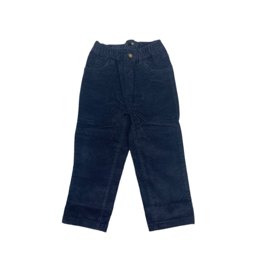 Pedal Navy Stretch Corduroy Pants