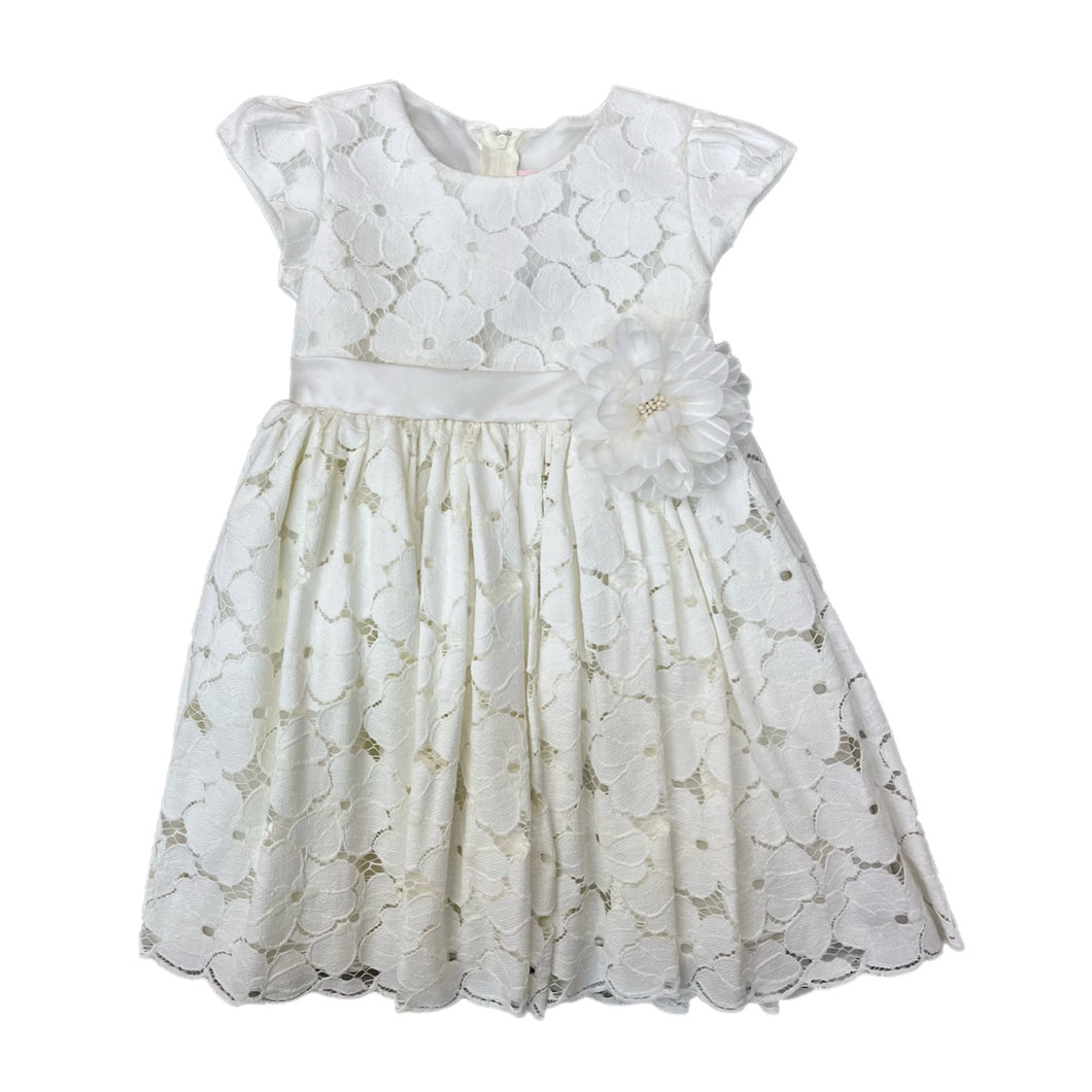 Good Girl Textured Flower Dress