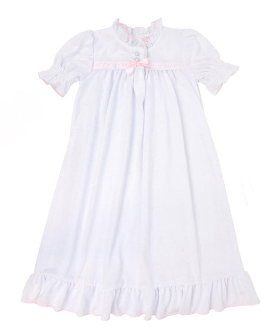 Laura Dare White Gown/Pink Insertion