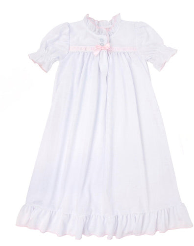 Laura Dare White Gown/Pink Insertion