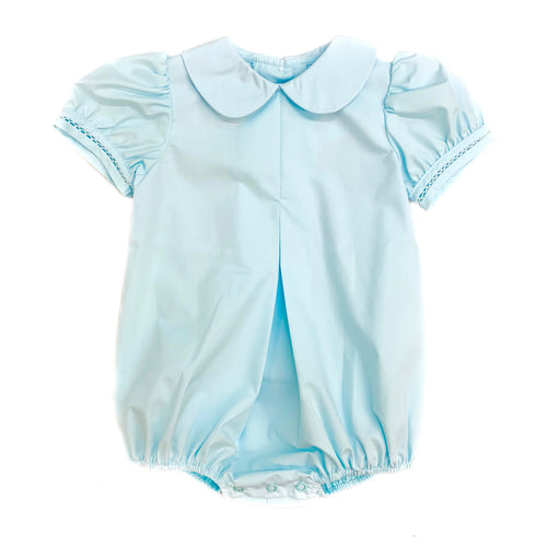 Banbury Pleat Front Girls Bubble Robins Egg