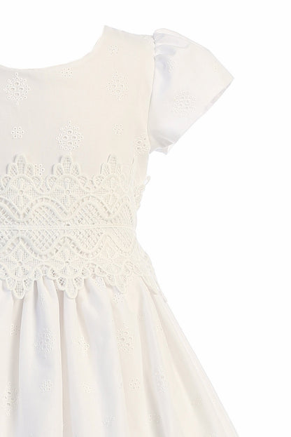 Swea Pea Cotton Eyelet w/Sleeve