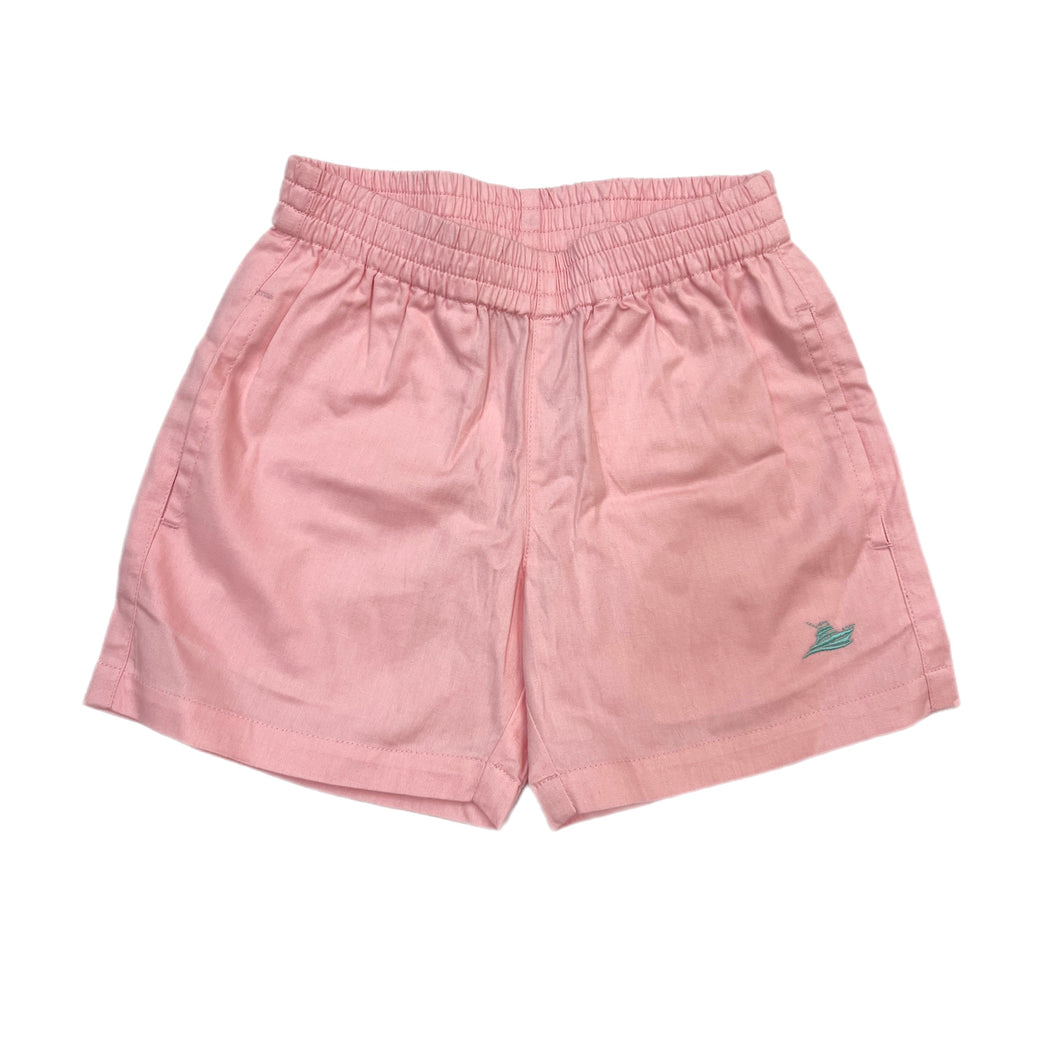 Southbound Peach Twill Shorts