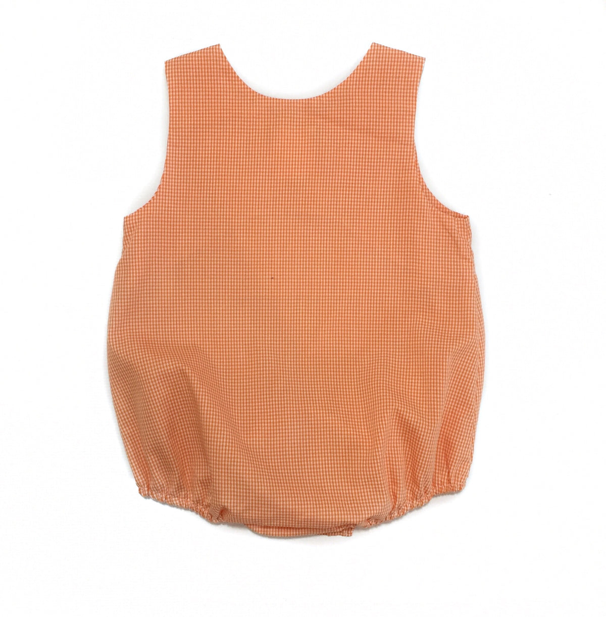 Banbury Button Shoulder Bubble Orange Check