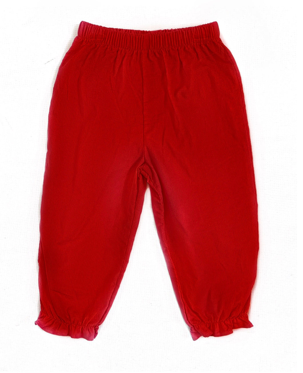 Banbury Red Corduroy Girl Long Bloomer