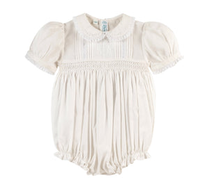 Feltman Ivory Girls Wedding Romper