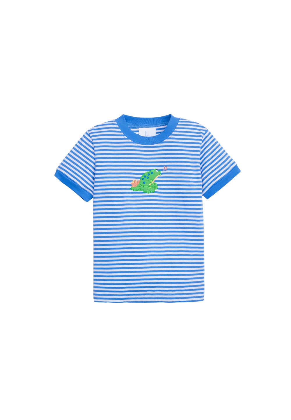 Little English Frog Applique T-Shirt