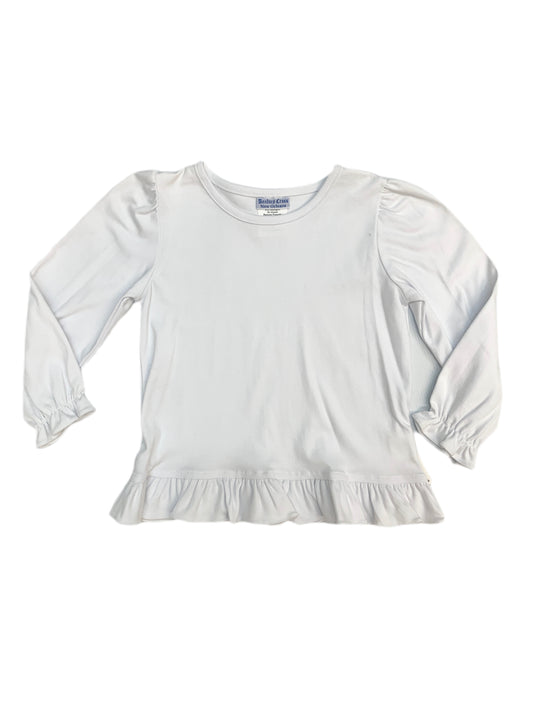 Banbury Ruffle Bottom L/S Knit Blouse