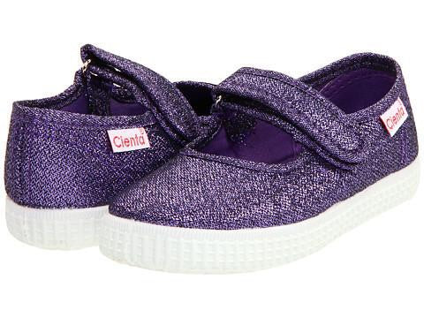 Cienta Purple Shimmer Mary Jane