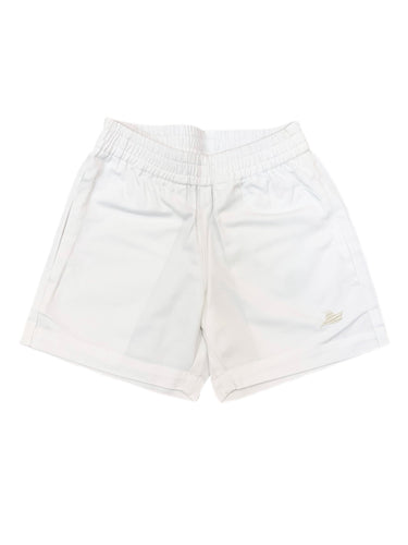 Southbound White Twill Shorts