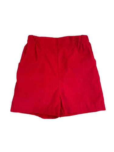 Banbury Cross Red Corduroy Shorts