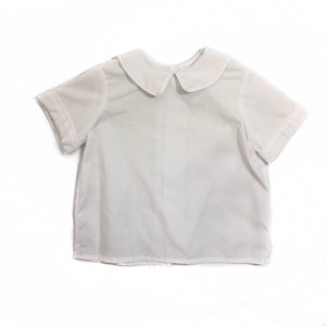 Funtasia Too S/S Peter Pan Collar Shirt-White