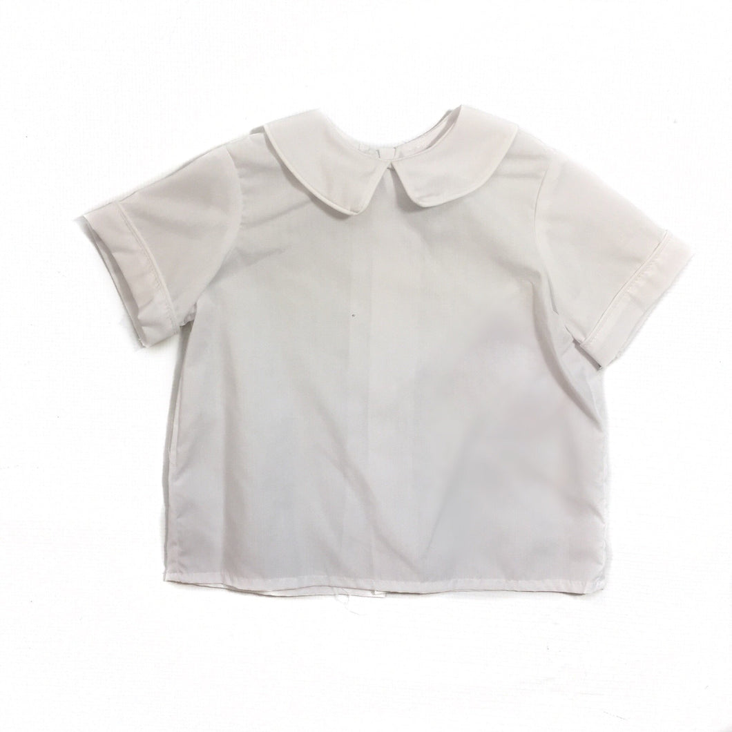 Funtasia Too S/S Peter Pan Collar Shirt-White