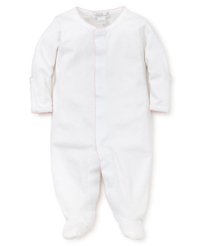 Kissy Kissy Basics Footie White/Pink