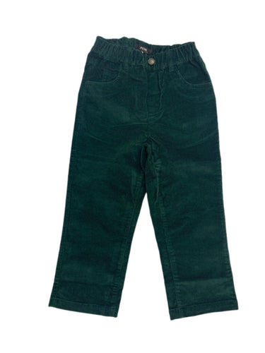 Pedal Hunter Green Stretch Corduroy Pants