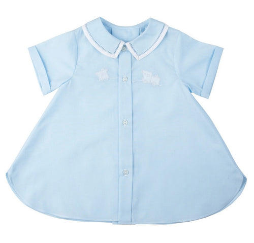 Feltman Blue Train Open Daygown