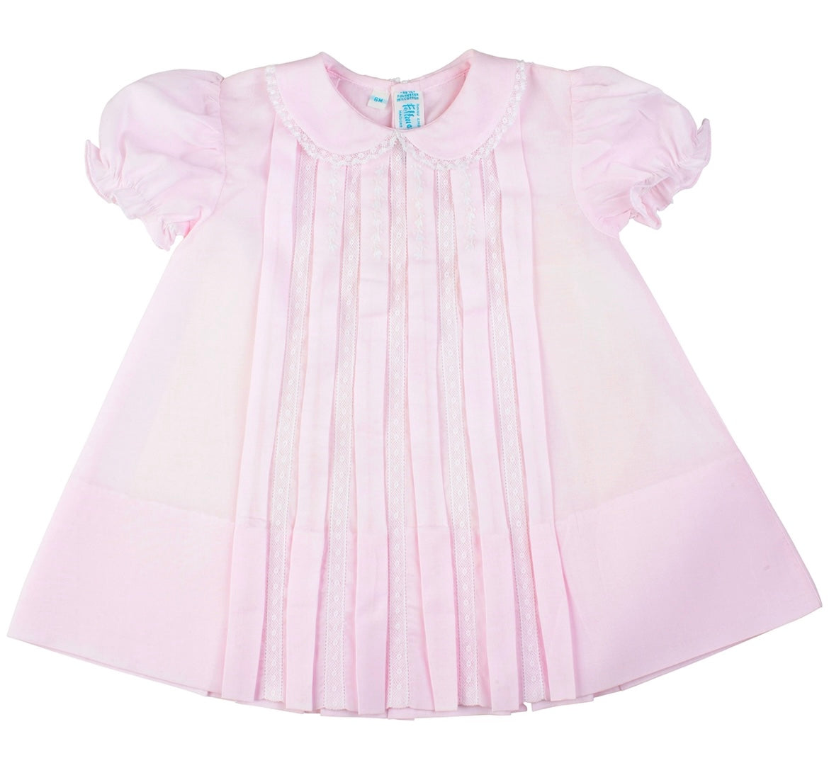 Feltman Brothers Pink Lace Inlay Dress