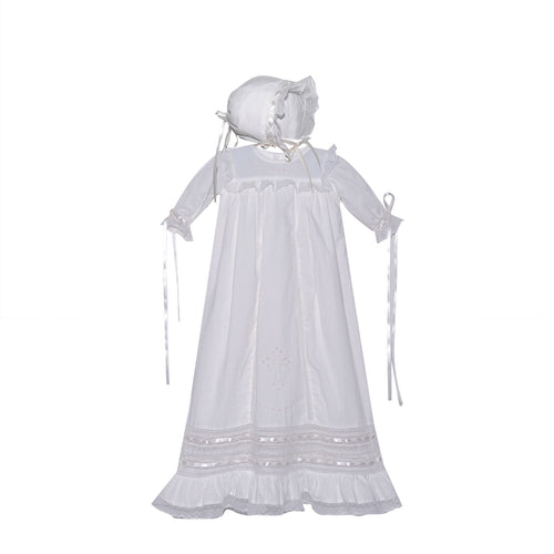 Baby Sen Kennedy Christening Gown With Cross