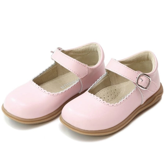Lamour Chloe Scalloped Mary Jane Pink