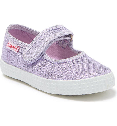 Cienta Shimmer Lilac Mary Jane