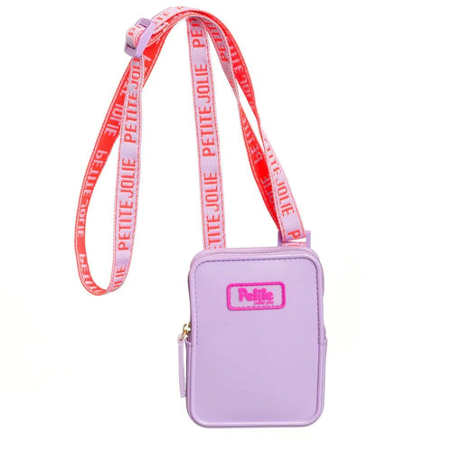 Petit Jolie Lilac/Peach Little Ted Purse