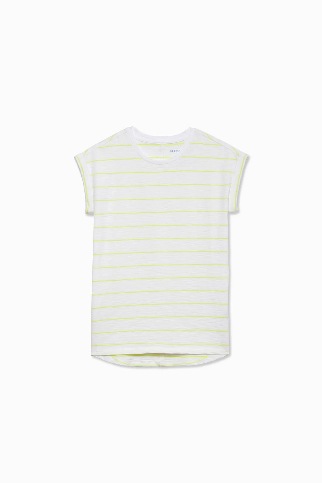 RoA Neon Yellow Striped T-Shirt