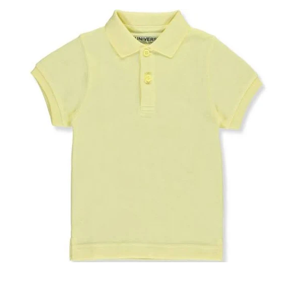 Universal Solid Polo Shirt Light Yellow