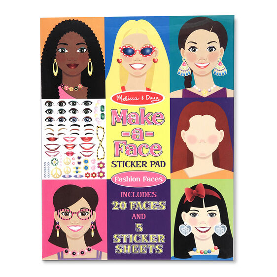 M&D Make a Face Fashion Stickers