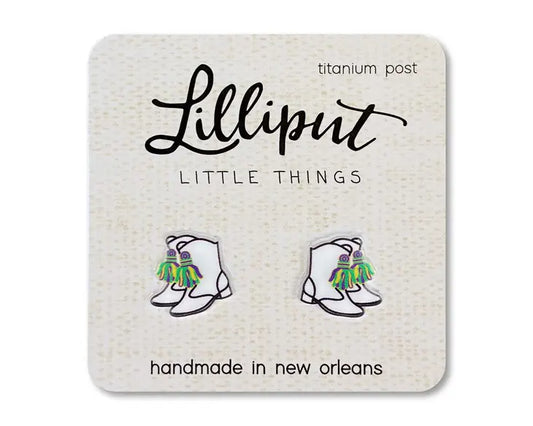 Lilliput Marching Boot Earrings