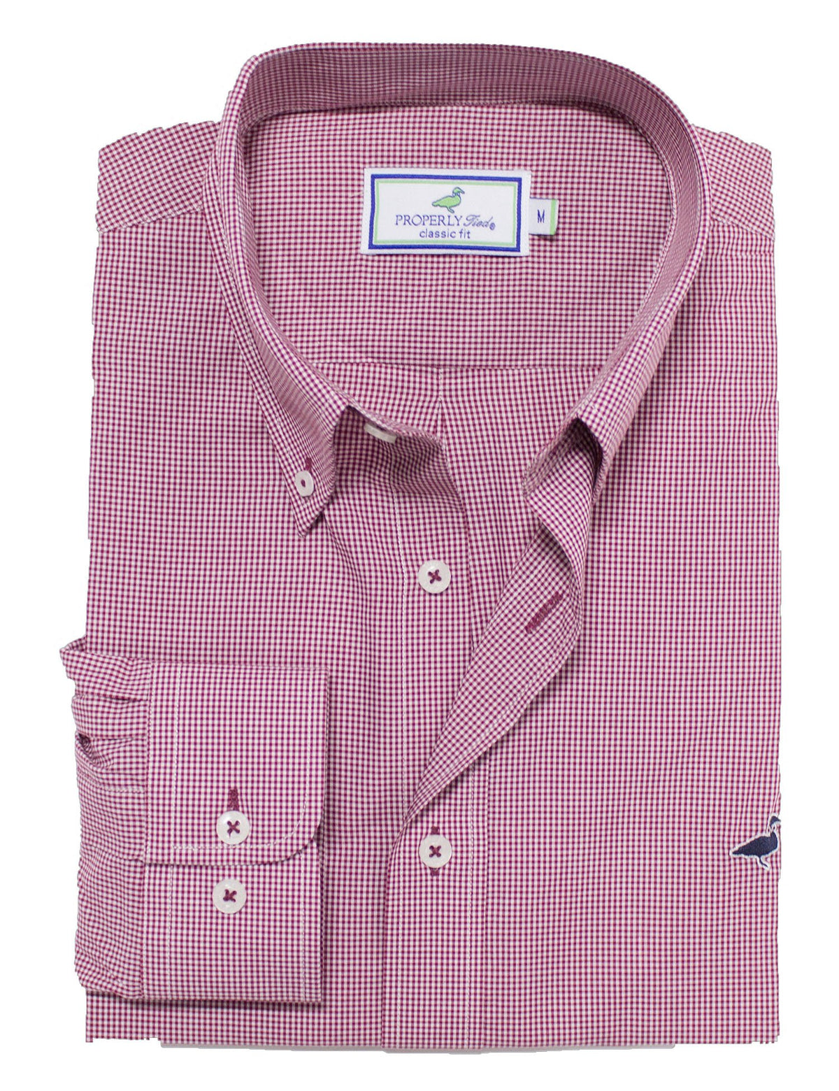 Properly Tied Maroon Button Down
