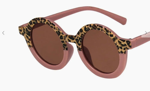 Mauve Leopard Sunglasses