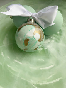 Courtney Hummel Mint Mother and Child Ornament
