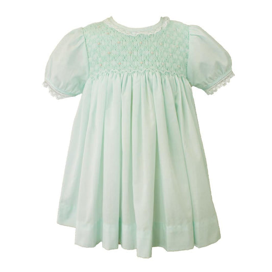 Petit Ami Mint Smocked Bodice Dress