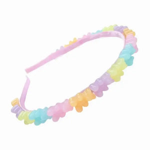 Lolo Rainbow Pastel Gummy Bear Headband