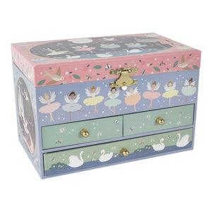 F&R Musical Jewellery Box w/ 3 Drawers-Enchanted