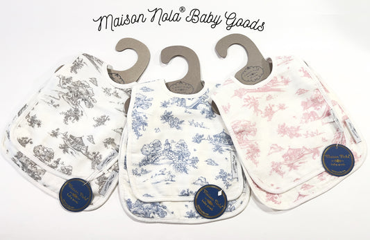 Maison Nola Muslin Bib & Burp Set