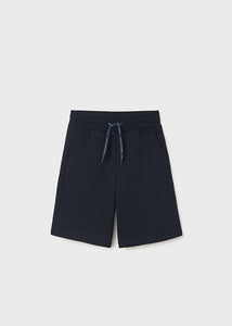 Mayoral Big Boy Navy Fleece Short