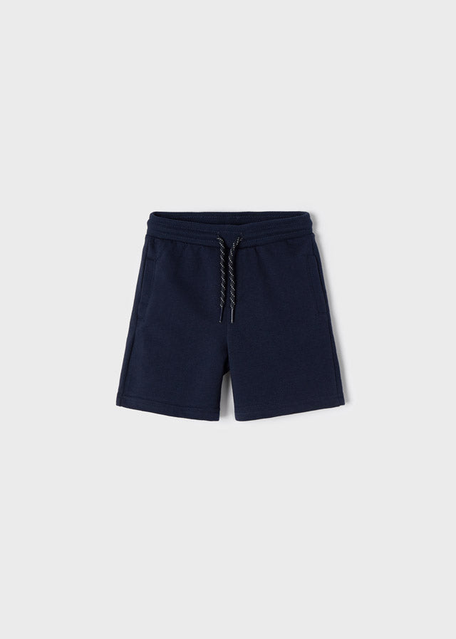 Mayoral Navy Basic Fleece Shorts