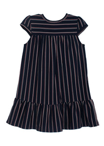 Mabel & Honey Navy Knit Striped Dress