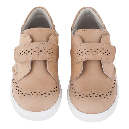 Melo Kids Oslo Beige Velcro Shoe